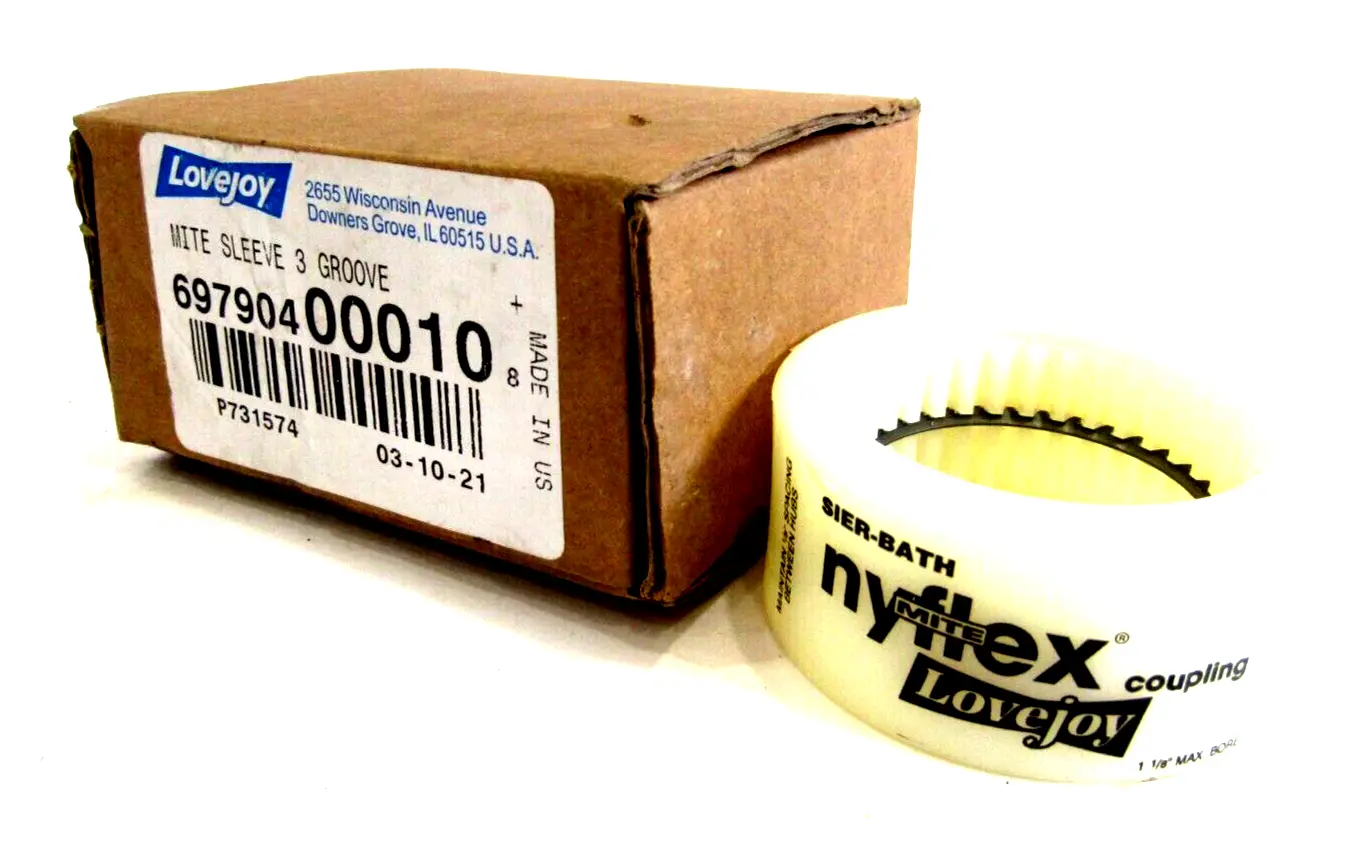 NEW LOVEJOY 69790400010 MITE SLEEVE 3 GROOVE