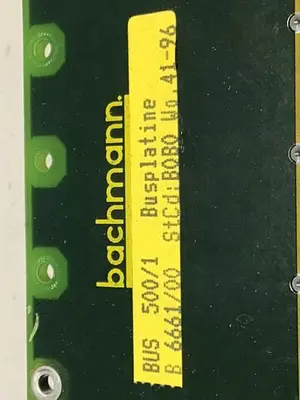 USED BACHMANN BUS500/1