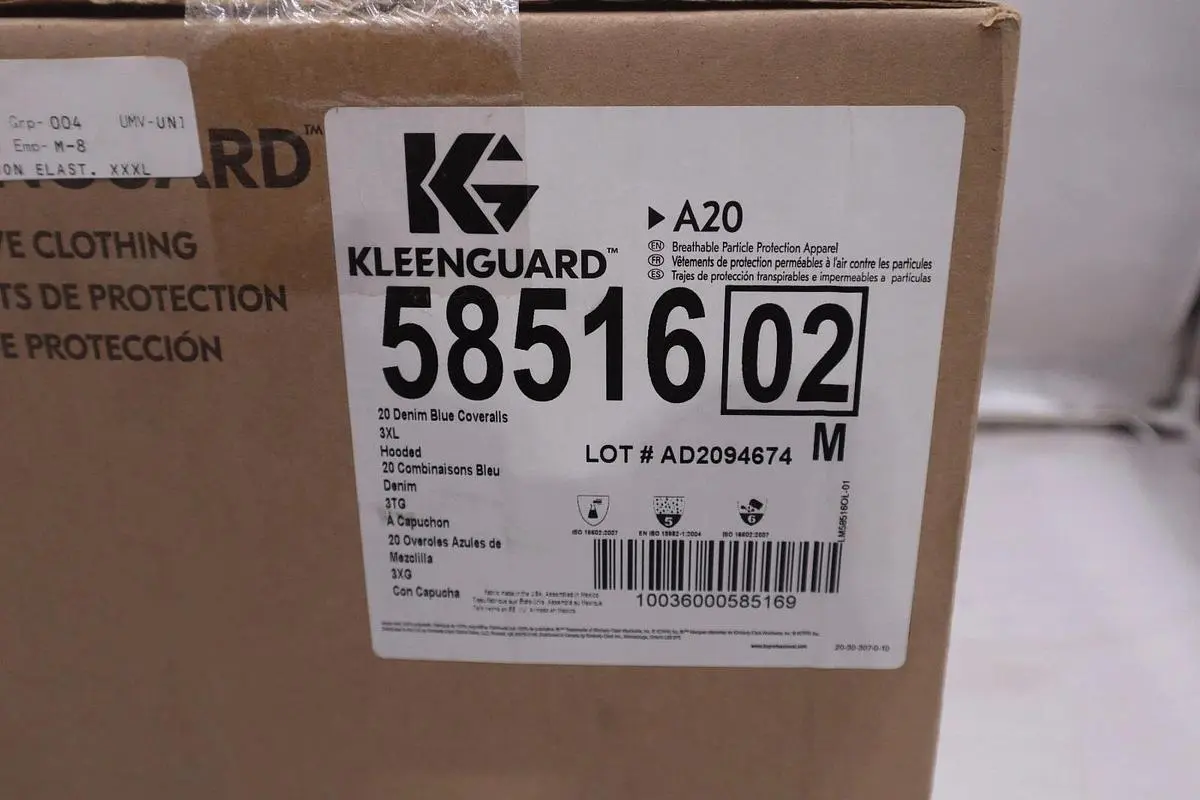 Kleenguard Hooded Disp Coveralls Blue 3XL PK20 - STOCK GF806