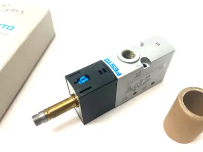 New | in-Stock Festo Pneumatic Solenoid Valve 3/2-Way 575262 Solenoid Valves Michigan US | Maverick Industrial Sales #1391318