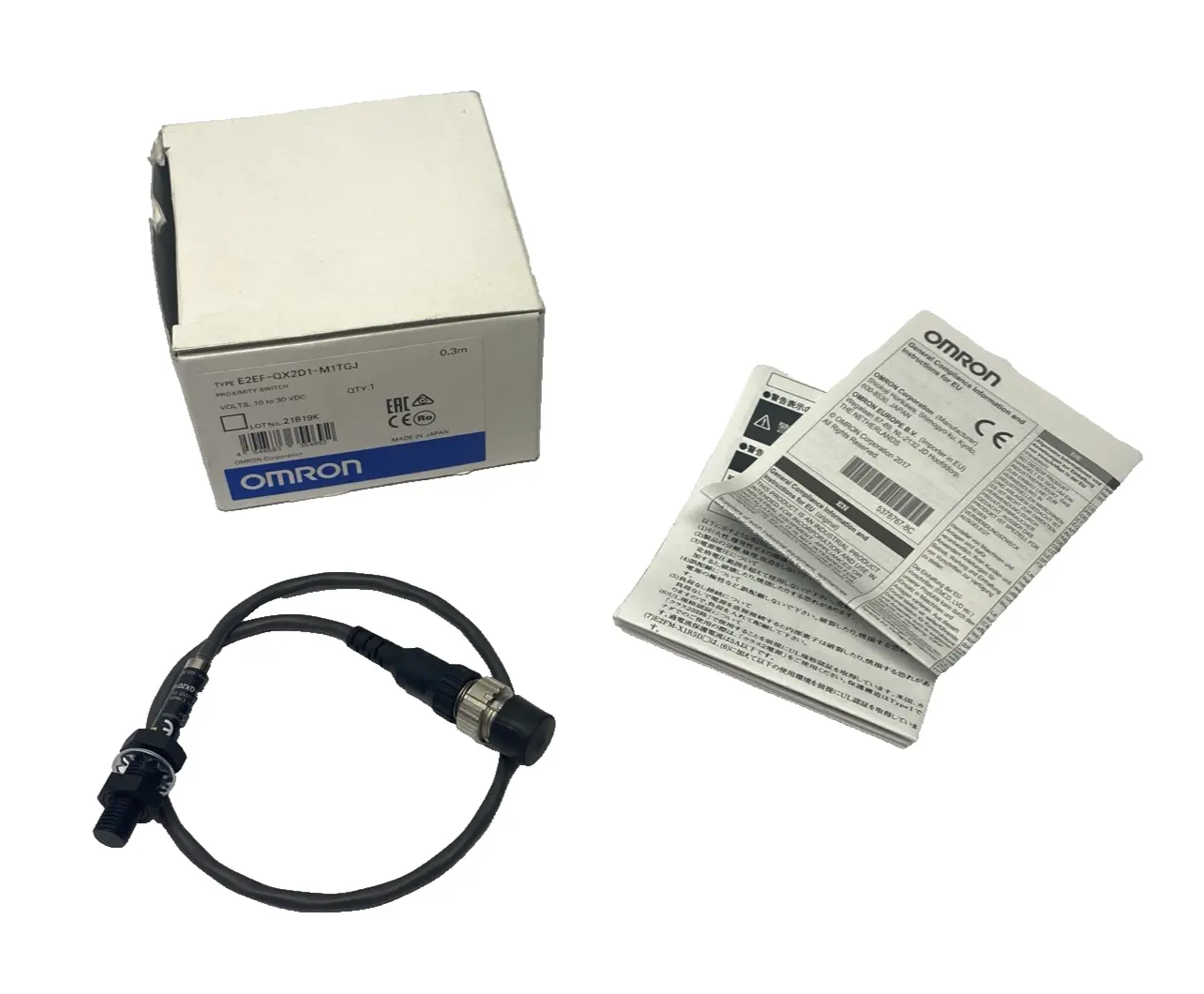 New | in-Stock Omron E2EF-QX2D1-M1TGJ Proximity Sensors Michigan US | Maverick Industrial Sales #1424126
