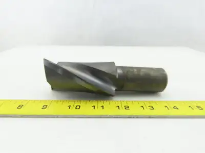 Quinco 2" OD 2 Flute Carbide 90° End Mill 1-1/4" Weldon Shank