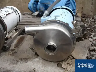 USED Waukesha Cherry-Burrell 2" x 1.5" x 5" Waukesha Centrifugal Pump, S/S, 5 HP
