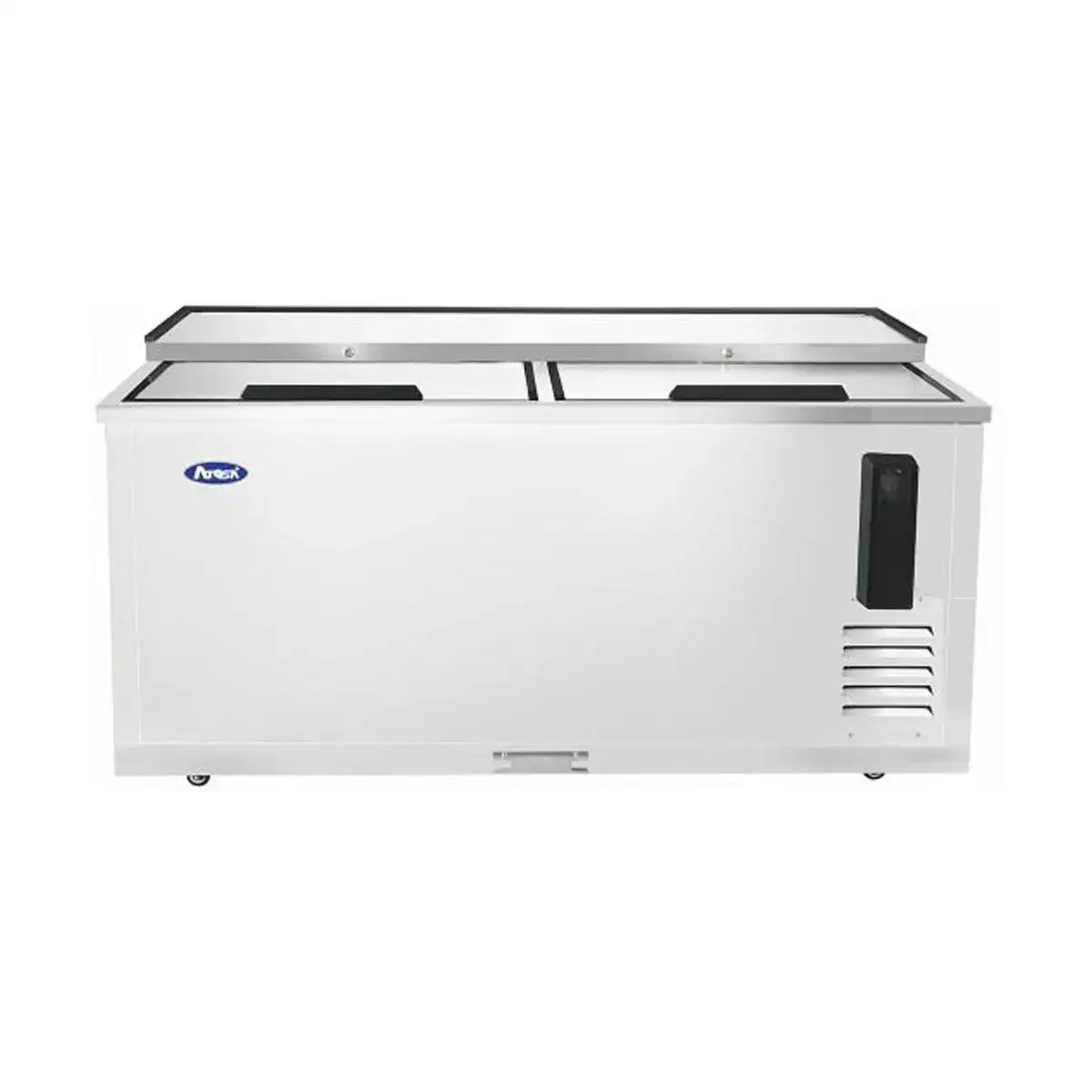 New | in-Stock Atosa New Atosa MBC65GR 65'' Bottle Cooler - Stainless Steel Bottle Coolers Illinois US | Falcon Restaurant Supply #1375323