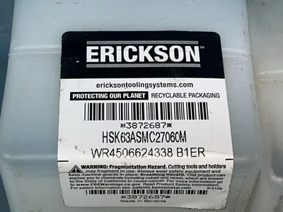 Used ERICKSON HSK63ASMC27060M Tooling & Accessories (Other) Ohio US | HGR 24 #1404871