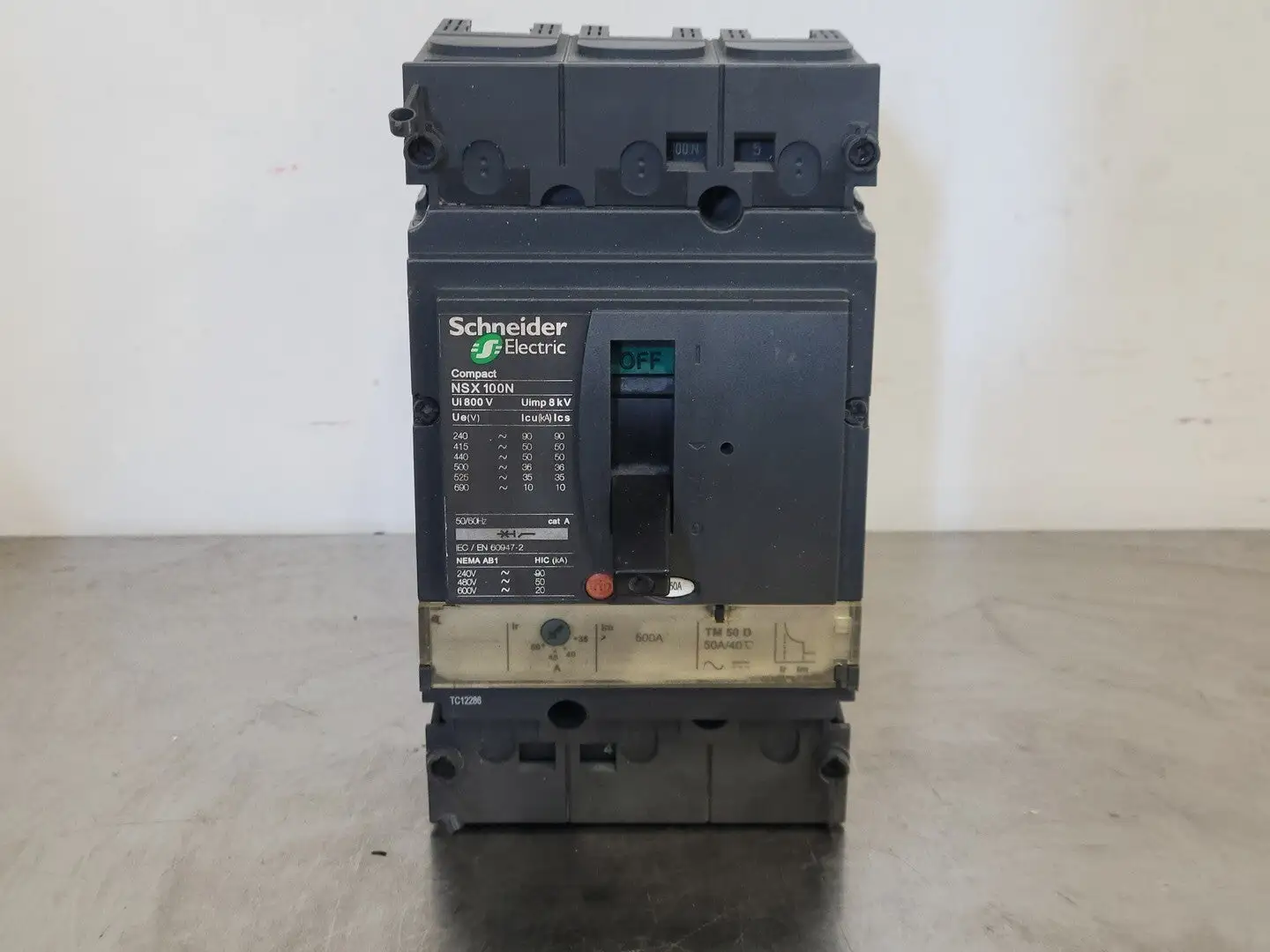 USED SCHNEIDER ELECTRIC NSX100-160-250-F/N/H/NA