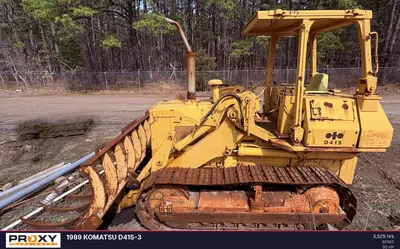 Used 1989 KOMATSU D41S-3 Compact Track Loaders New Jersey US | Proxy Equipment #1388599