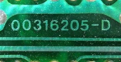 USED ABB 0-56303 CONTROL BOARD 00316205-D 056303