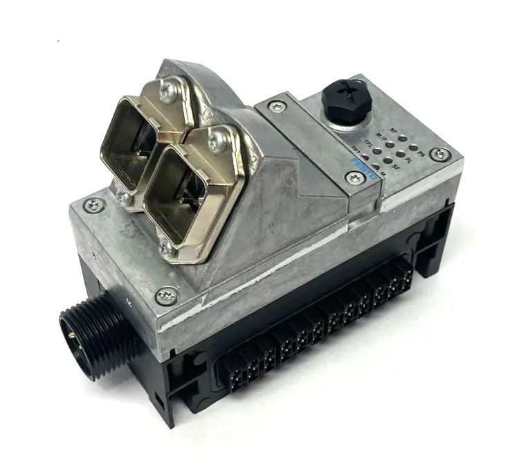 Used FESTO PROFINET RT INTERFACE MODULE 8110370 W/ CPX-GE-EV-S-7/8-5POL PLC Ethernet Equipment Michigan US | Maverick Industrial Sales #1092224