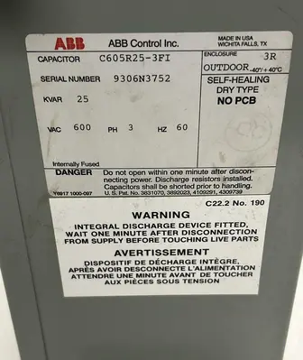 USED ABB C605R253FI