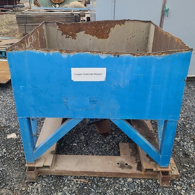 1.2yd Square Steel Hopper