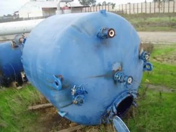 Tank, 2,000 Gallon, Glass Lined, 7' X 7', DT/DB, #C732812