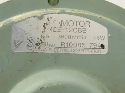 Yaskawa Electric PMEE-12CBB Welder Wire Motor Feeder 24V Size 1.0 Rollers *READ*
