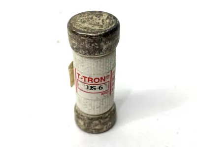 USED COOPER BUSSMANN T-TRON FAST-ACTING FUSE CLASS T 600VAC 6A LOT OF 8