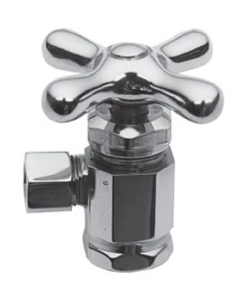 Brasstech 401X/03N Angle Valve 1/2 in. IPS Uncoated Polished Brass Living [New]