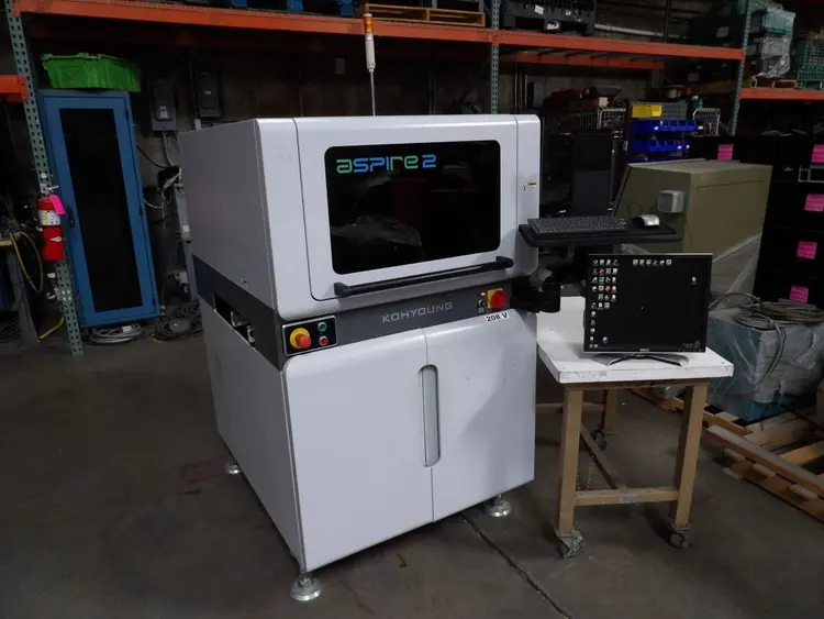 Used KOH YOUNG 2 3D Solder Paste Inspection System Texas US | Aucto #1308529
