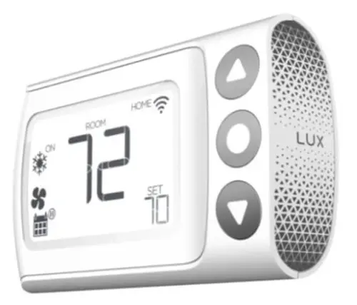 Lux Products CS1-WH1-B04 CS1 Smart Thermostat, White, 2 Heat, 1 Cool [New]