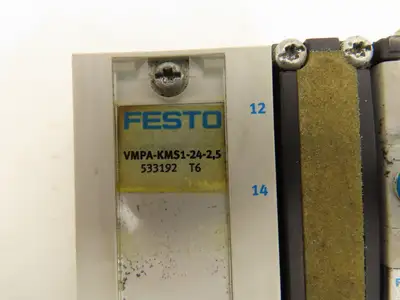Festo VMPA-KMS1-24-2,5 Manifold Connecting Cable With 12 Valves On Block