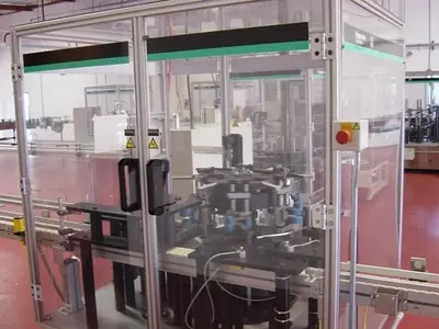 Hoppmann, filling & capping line, 8-station, conveyor control