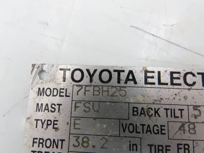 Meiden 14310-23150-71 Hydraulic Pump Motor 48V Toyota 7FBH25 Electric Forklift