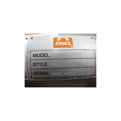 Eriez Cartridge Magnet Separator Housing - No Magnet