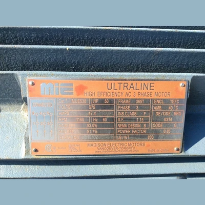 Ultraline 50 HP Electric Motor