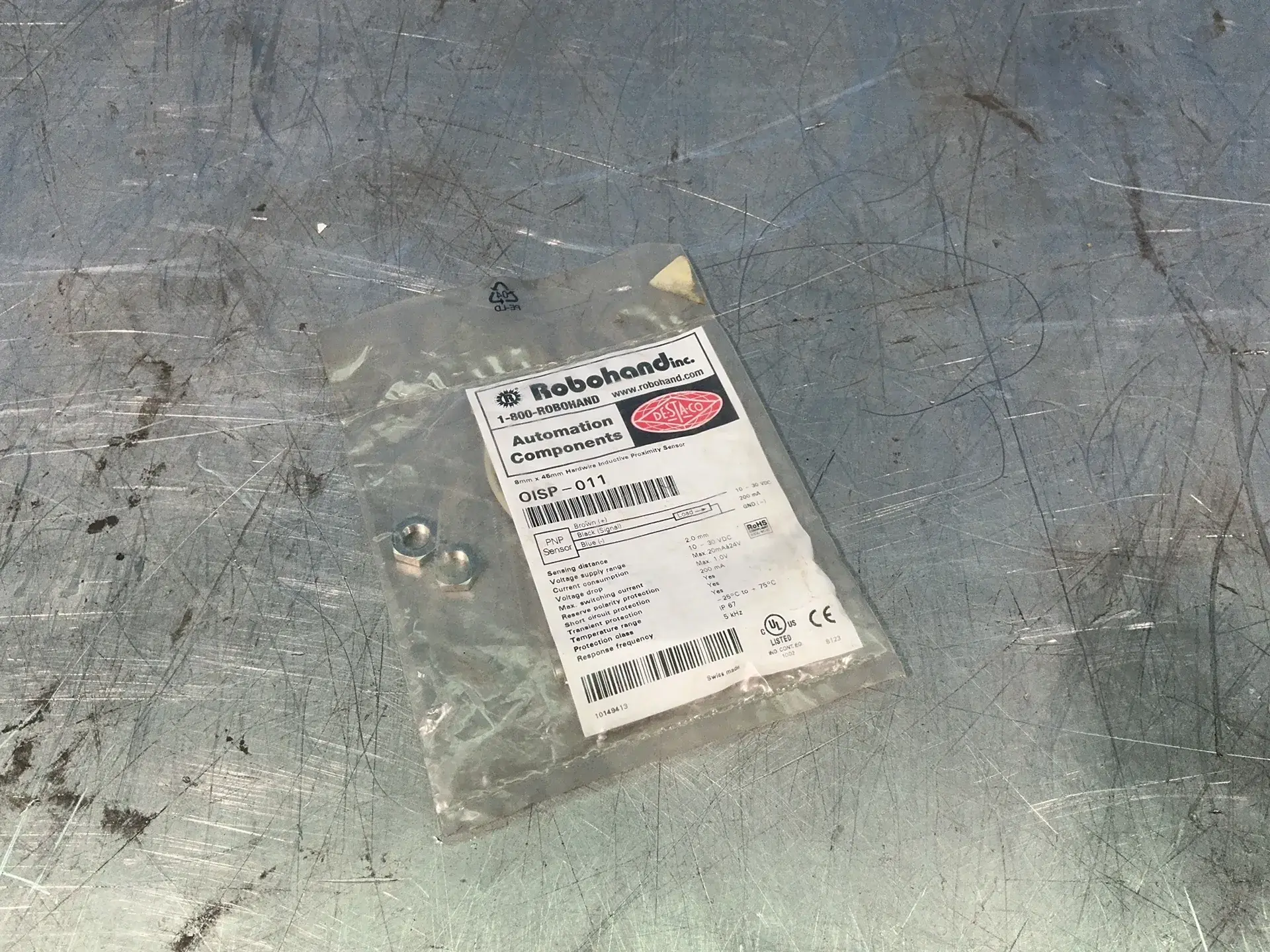 New | in-Stock DESTACO ROBOHAND OISP011 Proximity Sensors Ohio US | HGR 24 #1314210