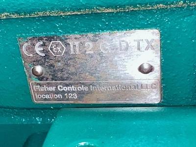 Fisher 3" V150 Stainless Steel V-Ball Control Valve