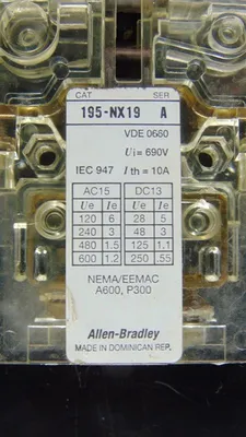 Allen Bradley 100W-B300N*2 Size 5 Welding Isolation Contactor 270A Used