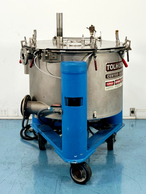 Tolhurst 30 x 18 perforate basket centrifuge, 316SS.