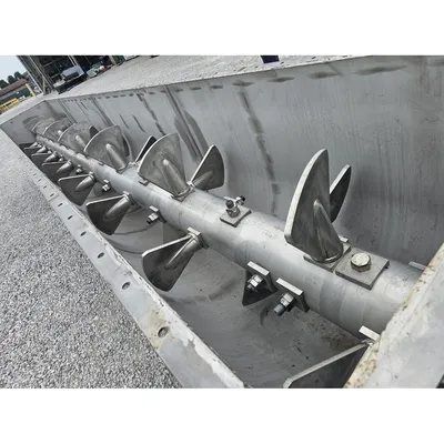 GEA Continuous Stainless Steel HeavyDuty Industrial Paddle Mixer Pug Mill Unused