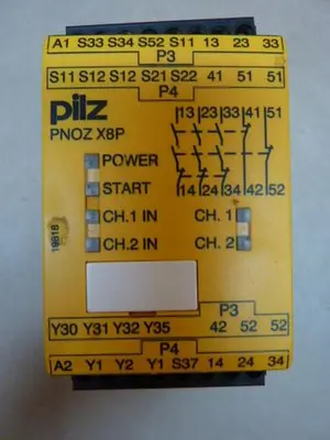 USED PILZ PNOZX8P24VDC3N/O2N/C2SO
