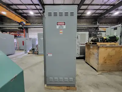 1200A 4160V Switchgear, Main Breaker & Tie Breaker w/ 2 Auxiliary Units