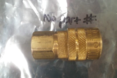 USED Milton Kwik Change "M" Style Coupler / 1/4" Brass