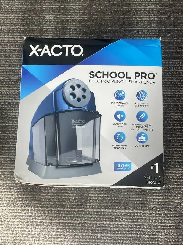 X-ACTO School Pro Electric Pencil Sharpener - Classroom Use, 10-Year Warranty