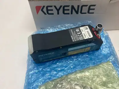 USED KEYENCE IMAGE BASED LASER SENSOR HEAD SCAN/LINE MODE 360MM