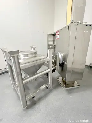 Used Glatt CM 400 Stainless Steel Column Bin Blender | 500L, 300L & 100L Bins | 2016 | HMI Controlled | 480V