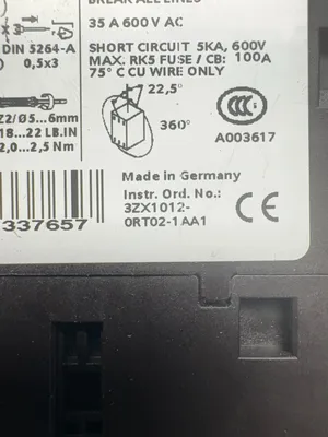 Siemens 3RT1024-3A 3RT1026-3A Electrical/PLC/Automation | ESS Industrial Equipment Sales (9)