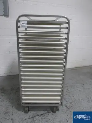 Unknown Plastic Tray Rack, s/s