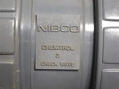 Nibco Chemtrol 3 in PVC Check Valve Used