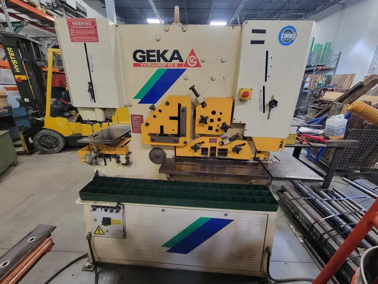 Used 2000 GEKA HYD-110 Ironworkers Illinois US | Aucto #1418294
