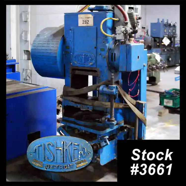 Used TISHKEN CO-T-8A Cut-Off Presses Ohio US | Universal Tube & Rollform Equipment Company #280335