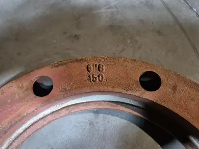 8" Class 150 Pipe Flange SDR7, SF=2.0, A536 GR65/45/12