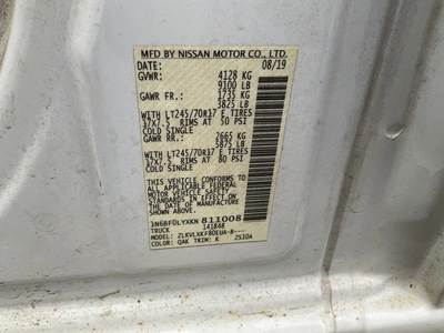 Used 2019 NISSAN NV CARGO Vans Michigan US | Miedema Asset Management Group #1413972