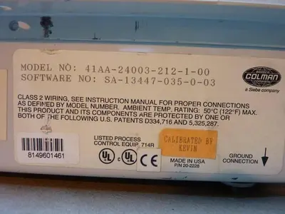 USED BARBER COLMAN 41AA-24003-212-1-00