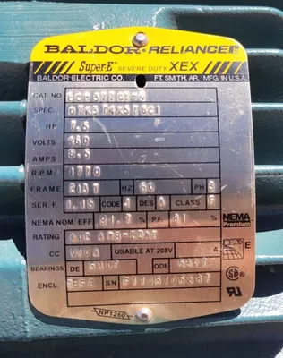 NEW BALDOR 7.5 HP