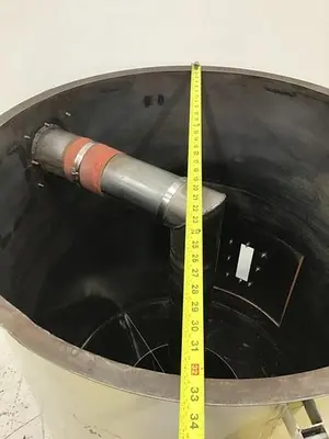 USED METAL FABRICATOR HOPPER