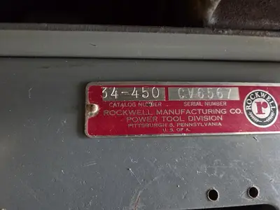USED 1962 ROCKWELL 34-450