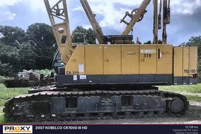 Used 2007 KOBELCO CK1000 III HD Crawler Cranes Florida US | Proxy Equipment #1377908