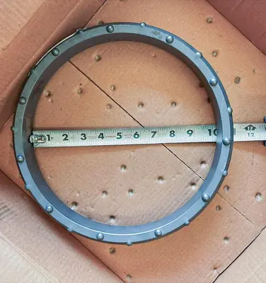 Used AFTERMARKET 10" DUAL ROTARY CASING SHOE – 22 DOMED BUTTONS ASSEMBLY Drilling Attachments Pennsylvania US | East West Machinery & Drilling #1418116